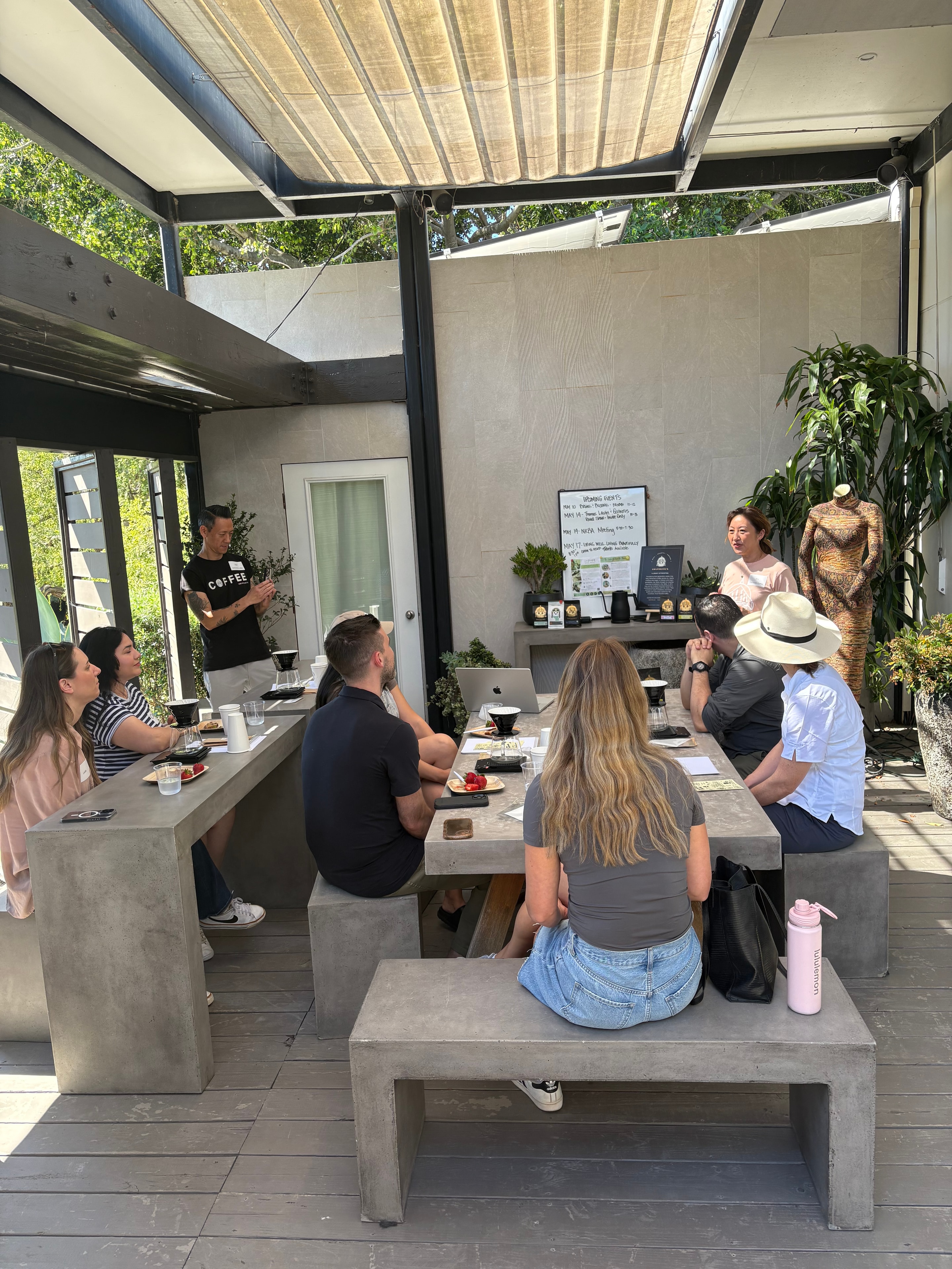Curated Connections outdoor gathering