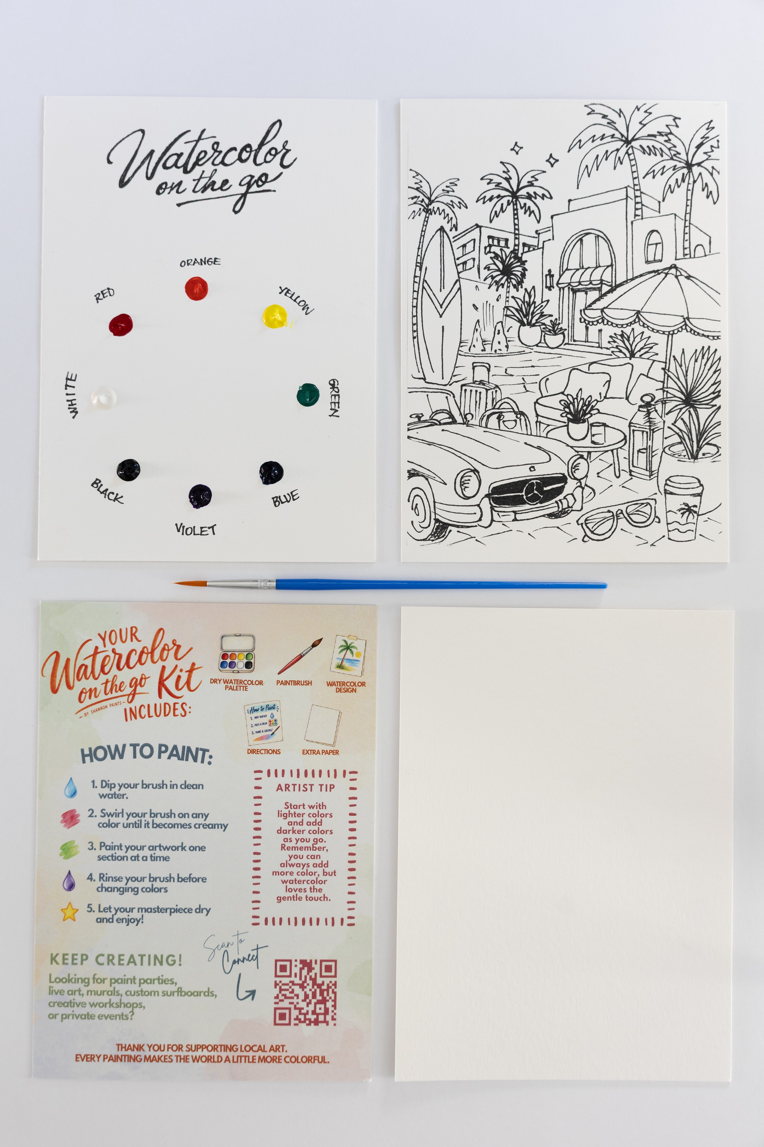 Watercolor On The Go kits — Shannon Paints
